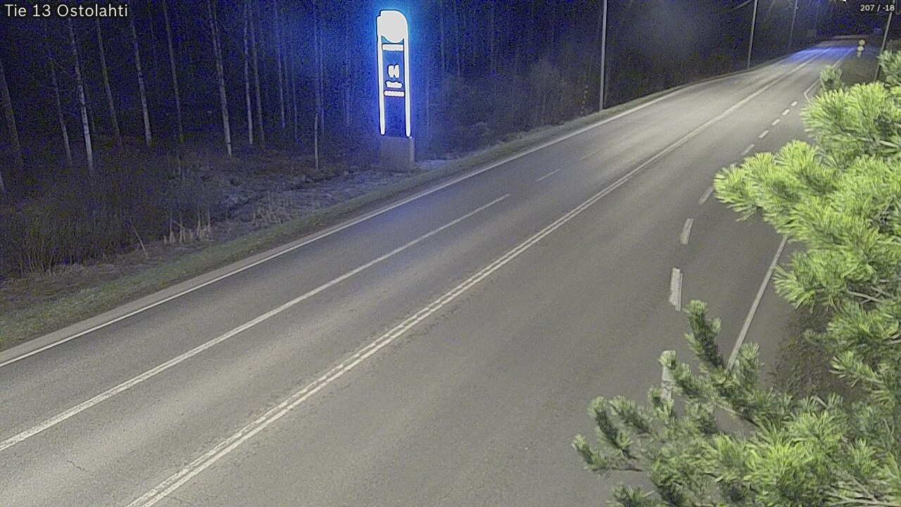 Weather Camera Image Road 13 Ostolahti, Mikkeli, Etelä-Savo