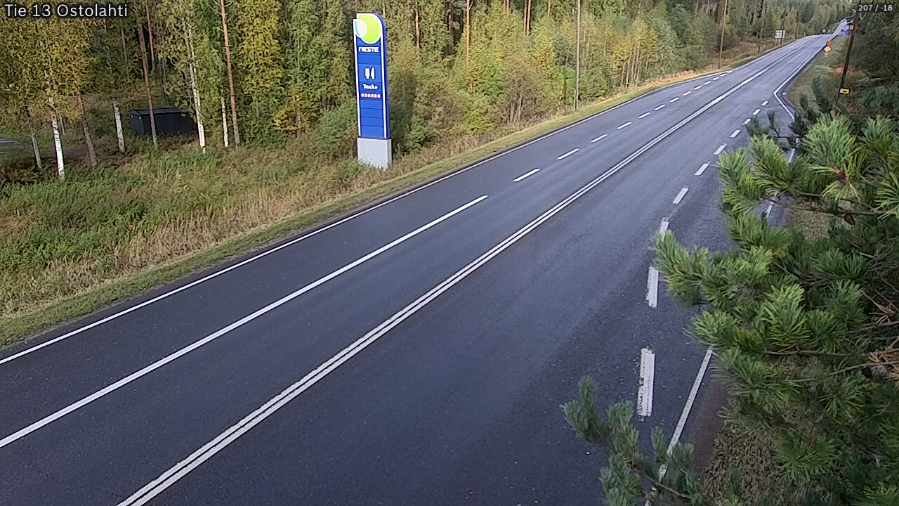 Weather Camera Image Road 13 Ostolahti, Mikkeli, Etelä-Savo