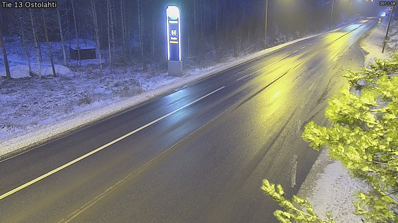 Weather Camera Image Road 13 Ostolahti, Mikkeli, Etelä-Savo