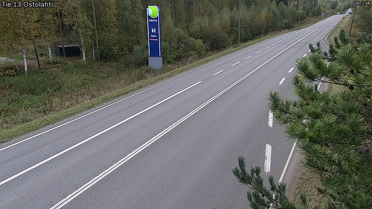 Weather Camera Image Road 13 Ostolahti, Mikkeli, Etelä-Savo