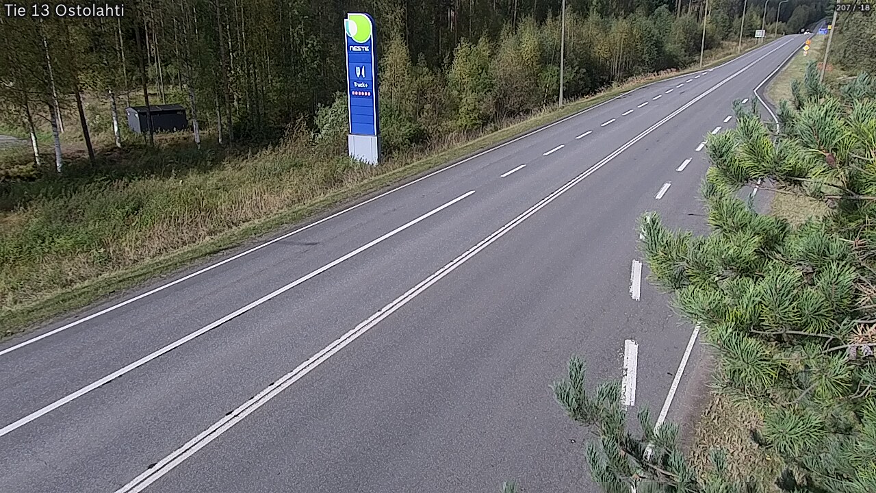 Weather Camera Image Road 13 Ostolahti, Mikkeli, Etelä-Savo