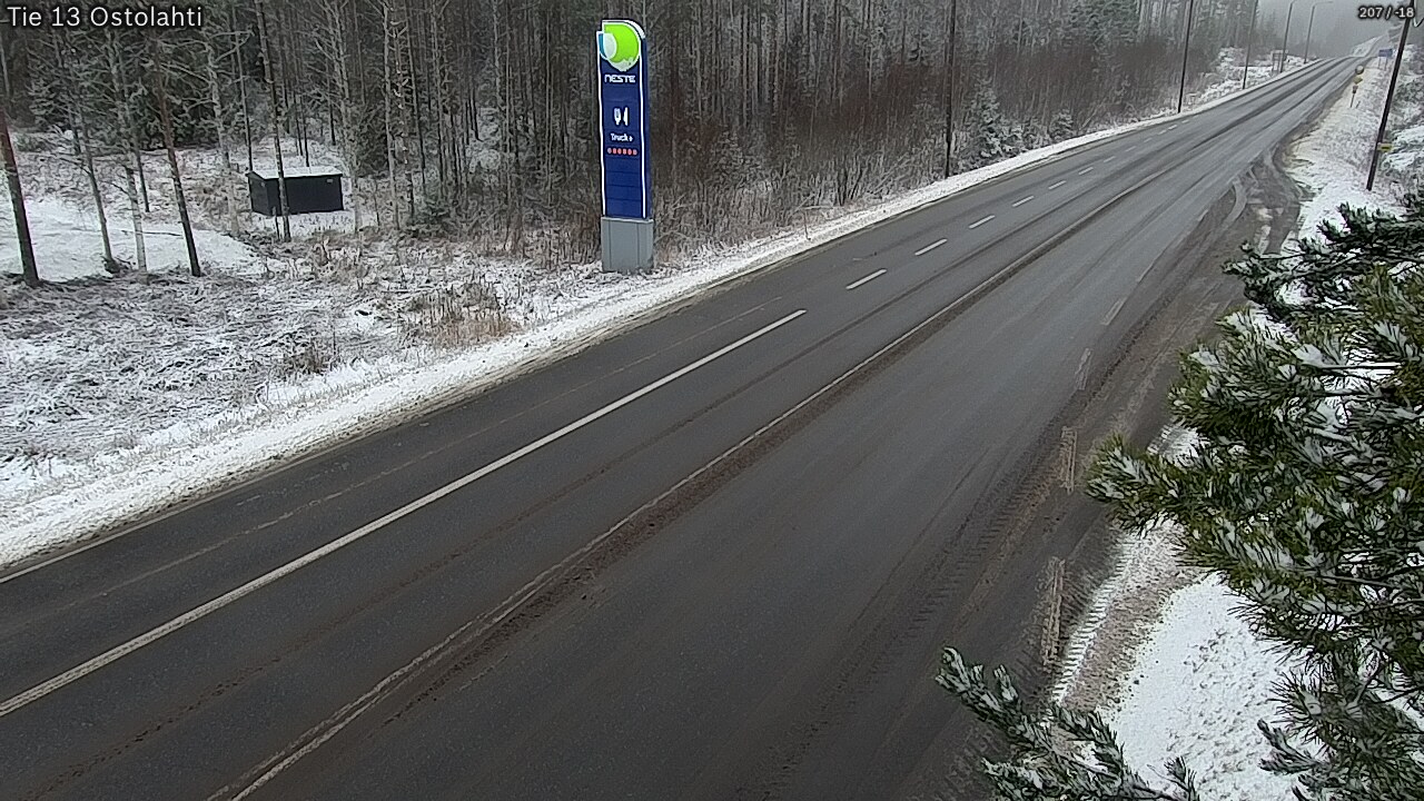 Weather Camera Image Road 13 Ostolahti, Mikkeli, Etelä-Savo
