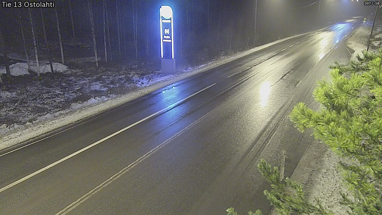 Weather Camera Image Road 13 Ostolahti, Mikkeli, Etelä-Savo