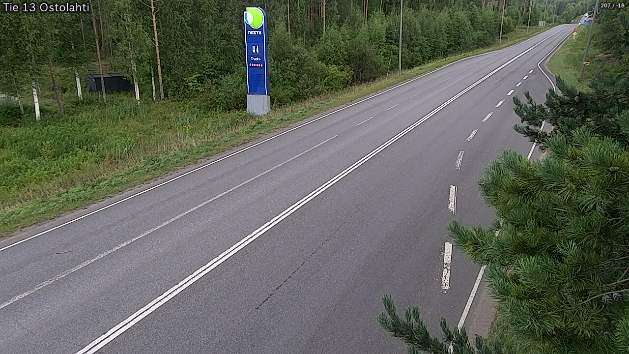 Weather Camera Image Road 13 Ostolahti, Mikkeli, Etelä-Savo