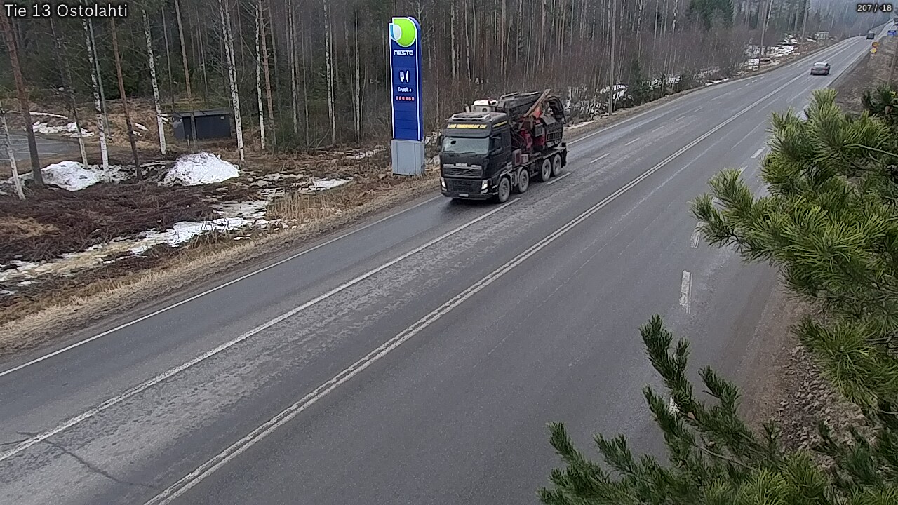 Weather Camera Image Road 13 Ostolahti, Mikkeli, Etelä-Savo