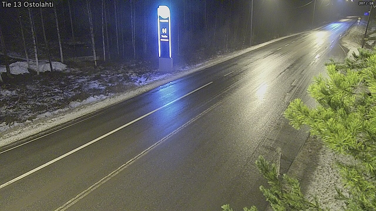 Weather Camera Image Road 13 Ostolahti, Mikkeli, Etelä-Savo