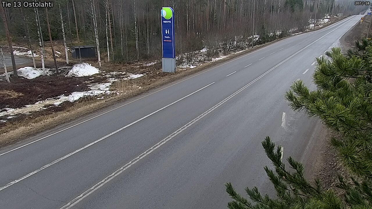 Weather Camera Image Väg 14 Ostolahti, Mikkeli, Etelä-Savo