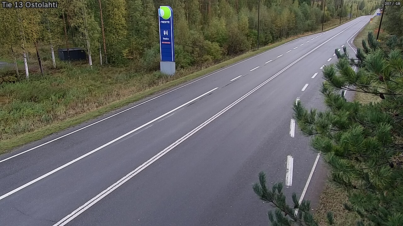 Weather Camera Image Road 13 Ostolahti, Mikkeli, Etelä-Savo
