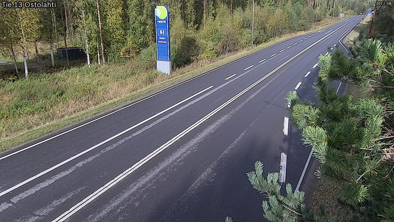 Weather Camera Image Road 13 Ostolahti, Mikkeli, Etelä-Savo