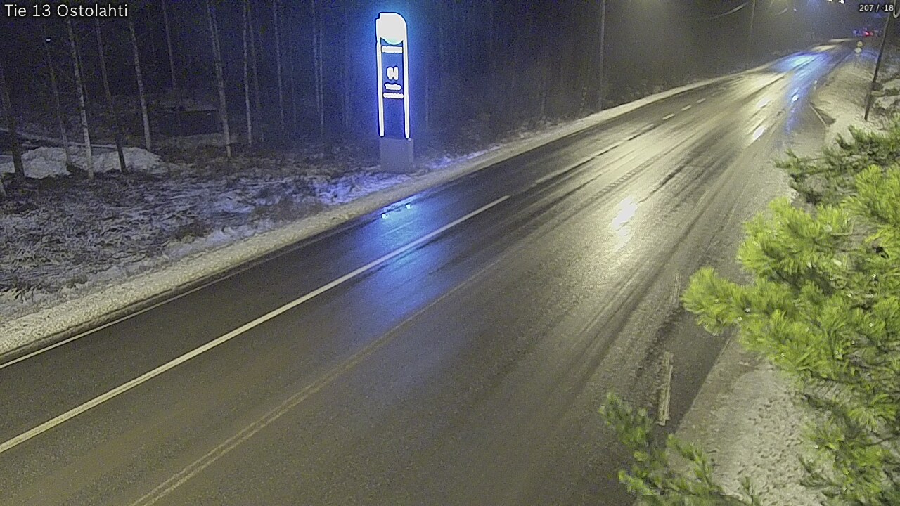 Weather Camera Image Road 13 Ostolahti, Mikkeli, Etelä-Savo