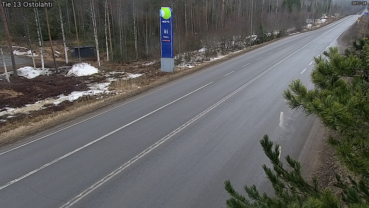 Weather Camera Image Väg 14 Ostolahti, Mikkeli, Etelä-Savo