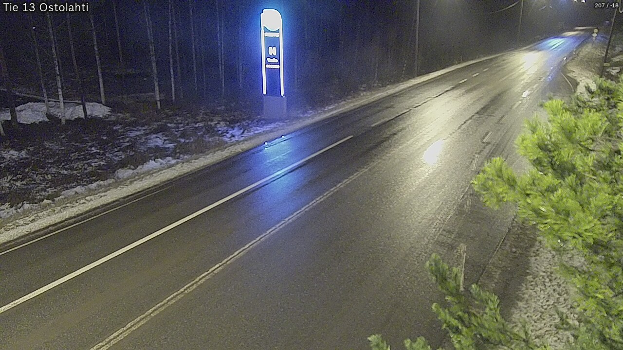 Weather Camera Image Road 13 Ostolahti, Mikkeli, Etelä-Savo