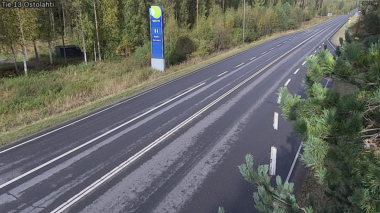 Weather Camera Image Road 13 Ostolahti, Mikkeli, Etelä-Savo