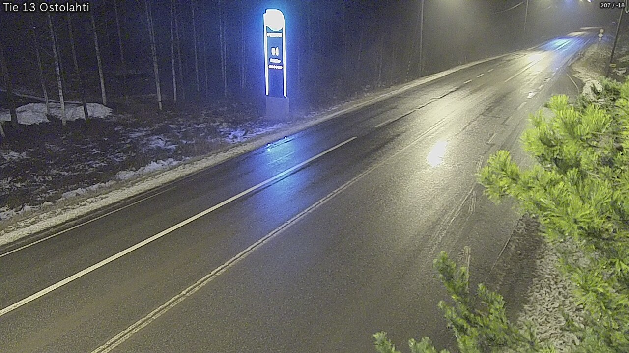 Weather Camera Image Väg 14 Ostolahti, Mikkeli, Etelä-Savo