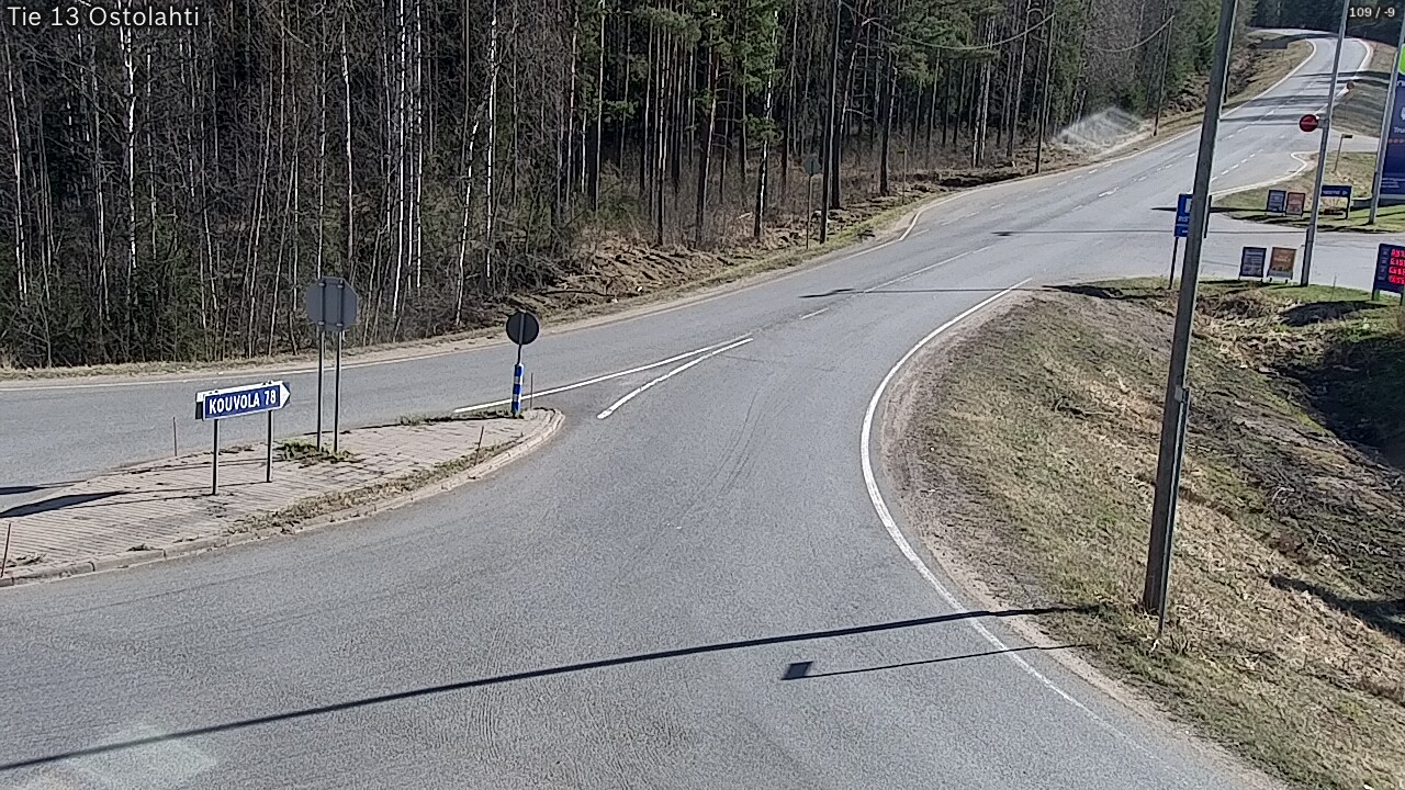 Weather Camera Image Road 13 Ostolahti, Mikkeli, Etelä-Savo