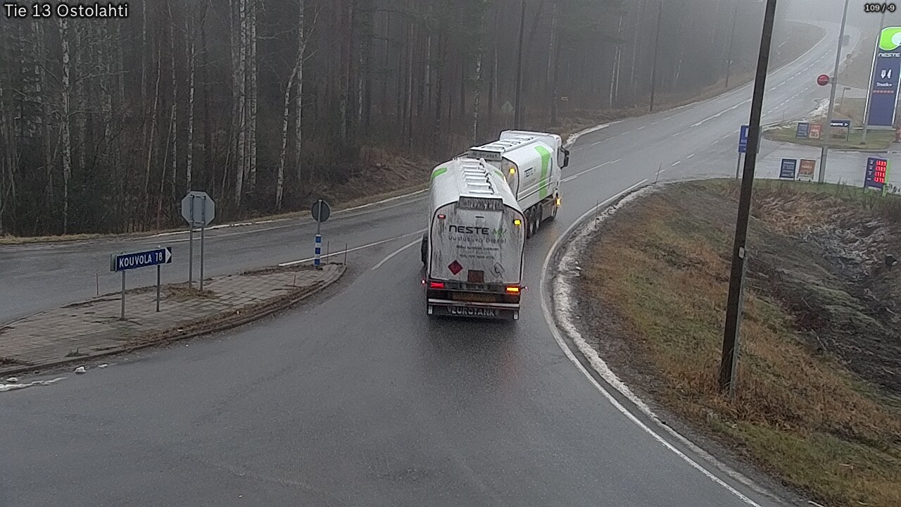 Weather Camera Image Väg 14 Ostolahti, Mikkeli, Etelä-Savo