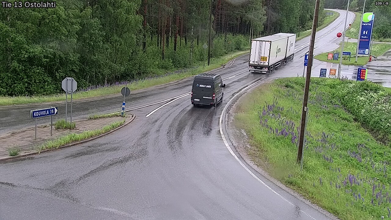 Weather Camera Image Väg 14 Ostolahti, Mikkeli, Etelä-Savo