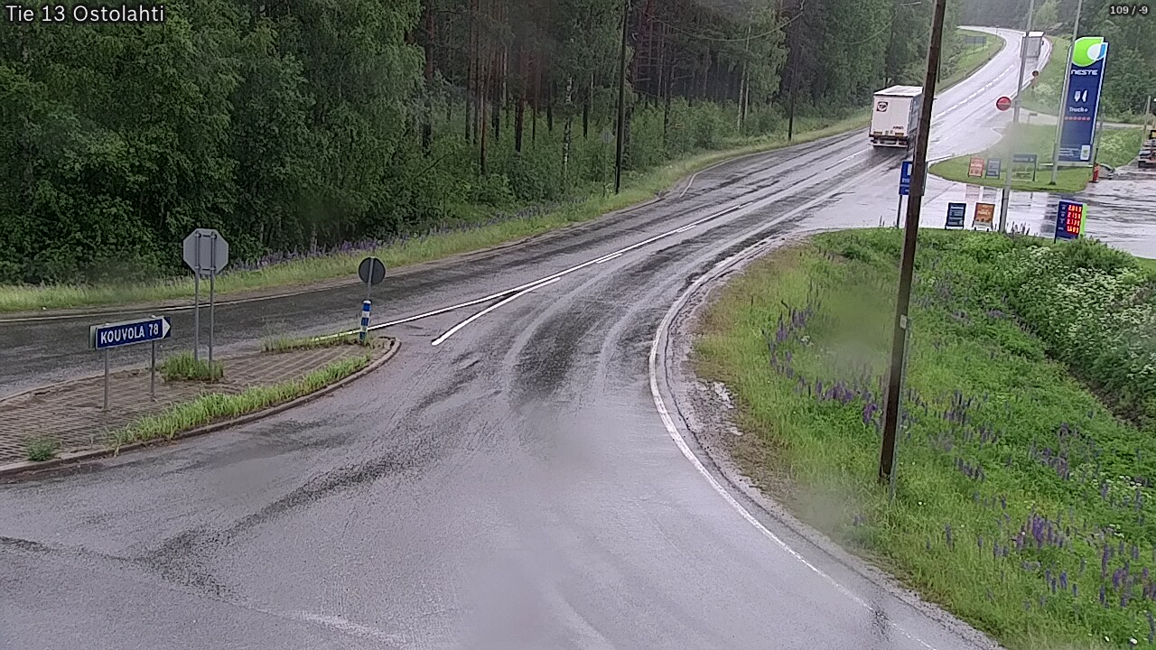 Weather Camera Image Väg 14 Ostolahti, Mikkeli, Etelä-Savo