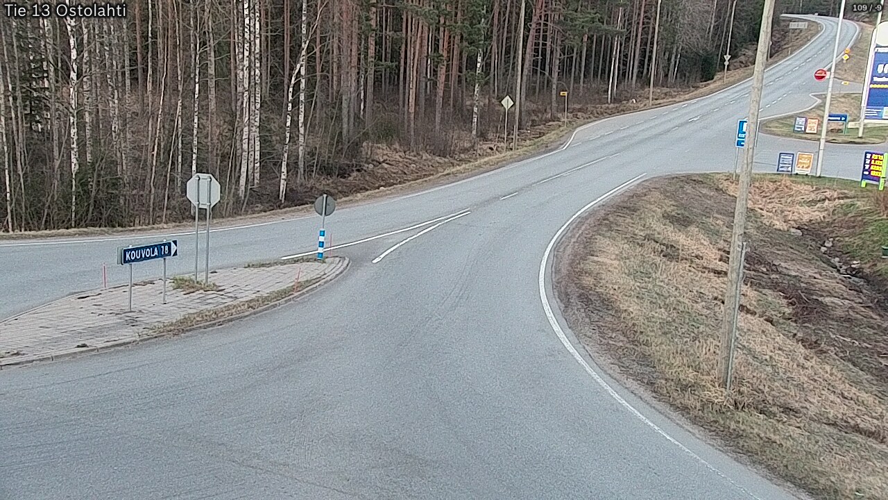 Weather Camera Image Väg 14 Ostolahti, Mikkeli, Etelä-Savo