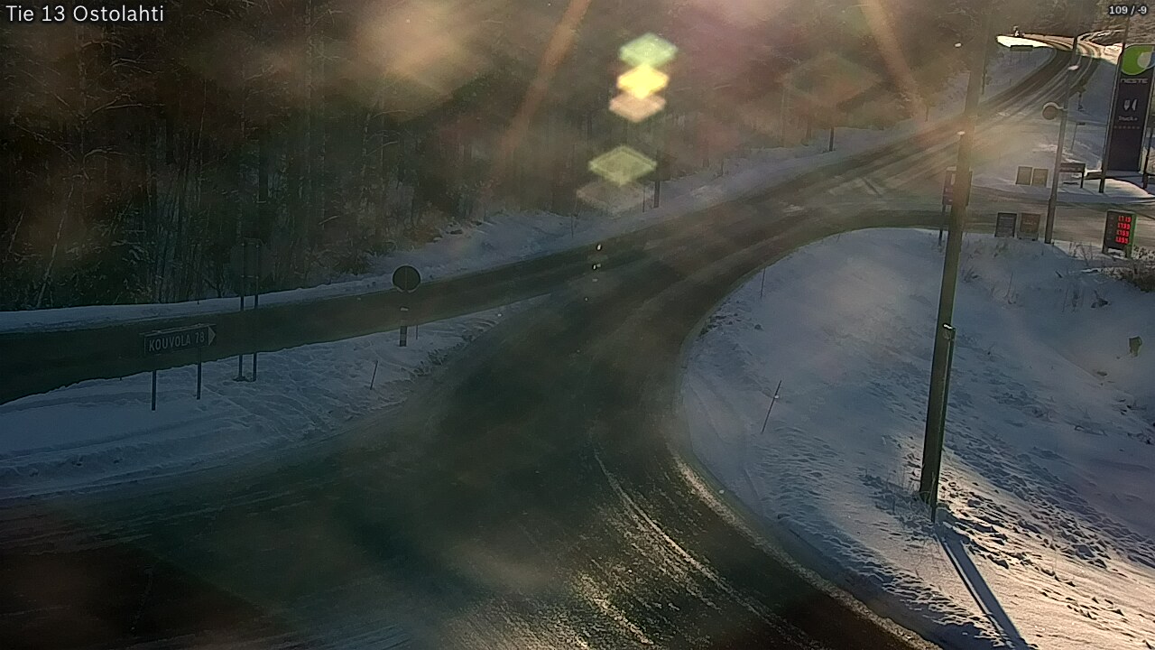 Weather Camera Image Väg 14 Ostolahti, Mikkeli, Etelä-Savo