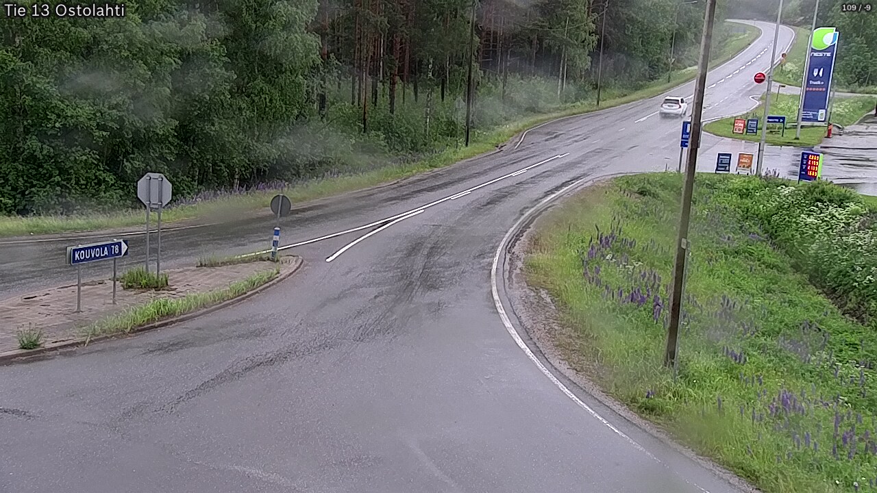 Weather Camera Image Väg 14 Ostolahti, Mikkeli, Etelä-Savo