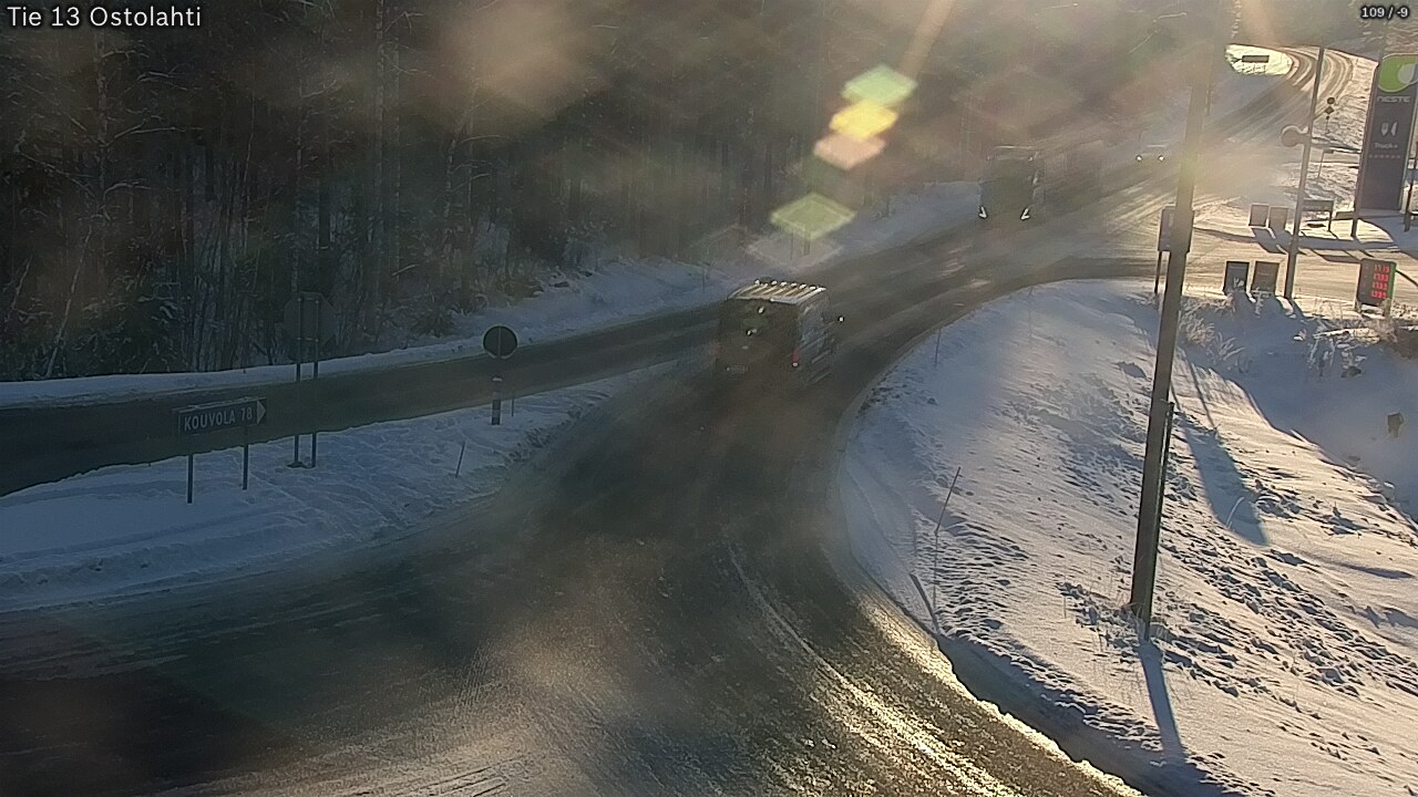 Weather Camera Image Väg 14 Ostolahti, Mikkeli, Etelä-Savo
