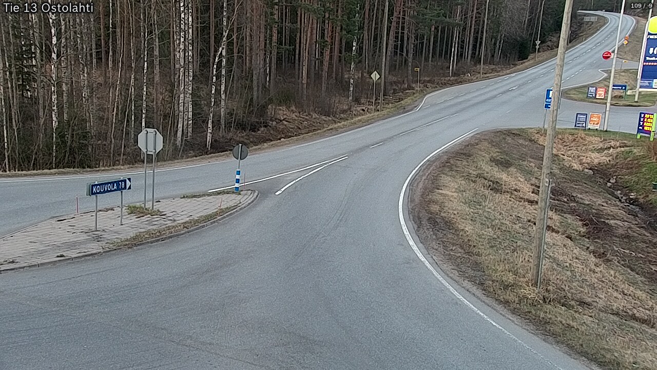 Weather Camera Image Väg 14 Ostolahti, Mikkeli, Etelä-Savo