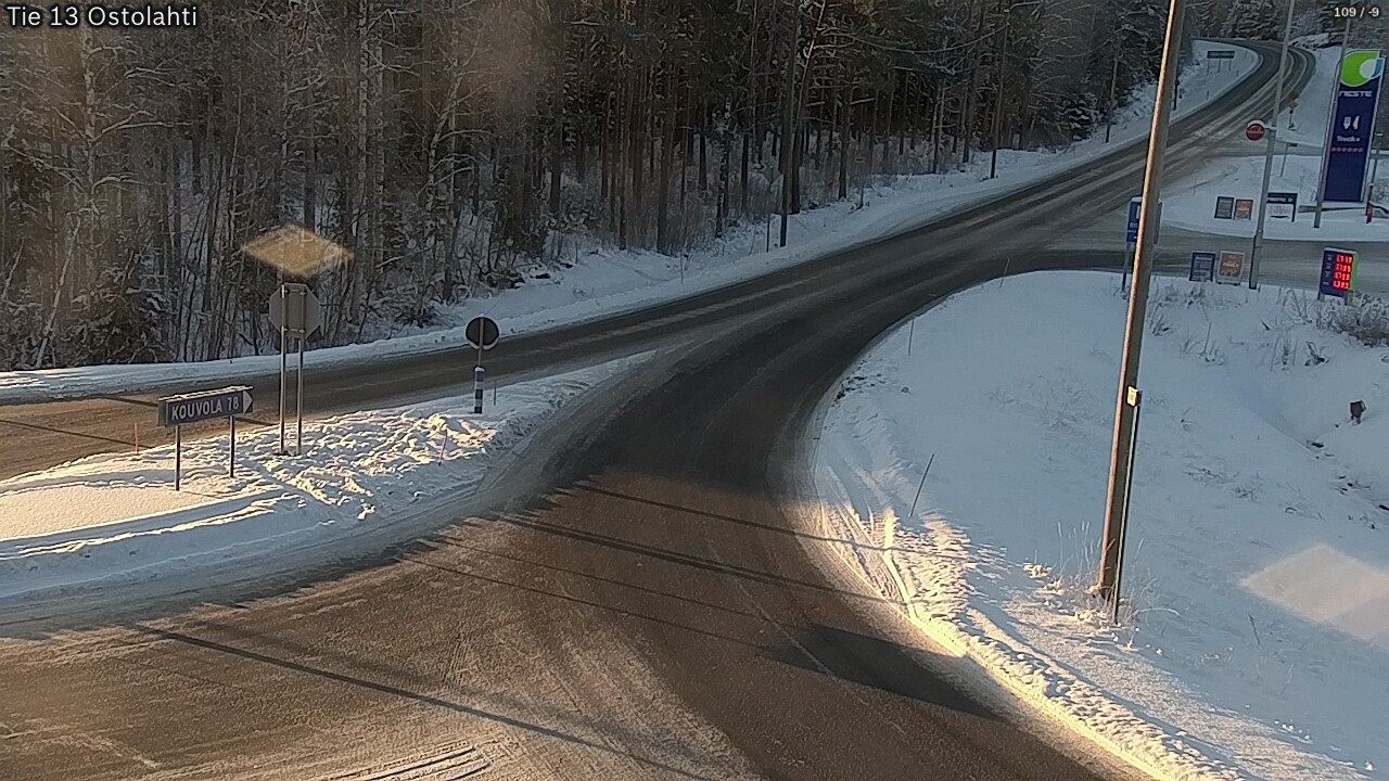 Weather Camera Image Väg 14 Ostolahti, Mikkeli, Etelä-Savo