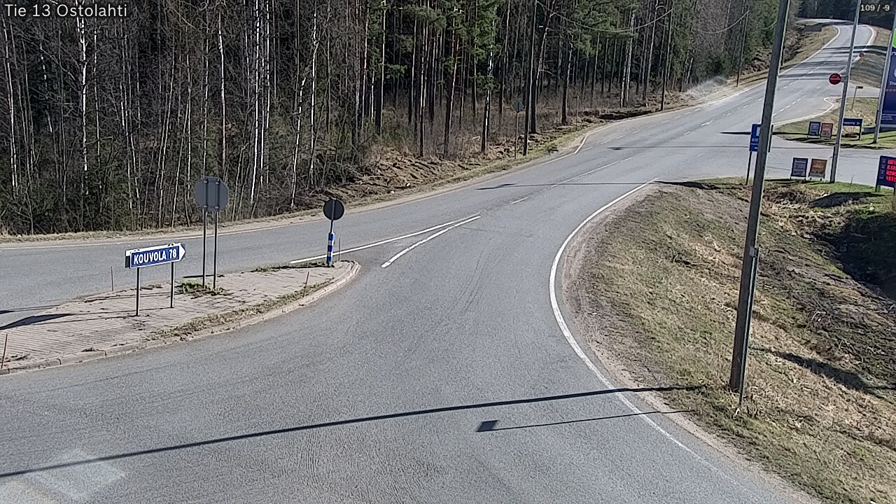 Weather Camera Image Road 13 Ostolahti, Mikkeli, Etelä-Savo