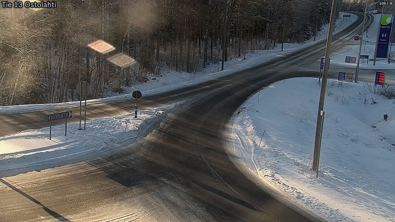 Weather Camera Image Väg 14 Ostolahti, Mikkeli, Etelä-Savo