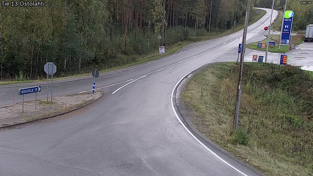 Weather Camera Image Väg 14 Ostolahti, Mikkeli, Etelä-Savo