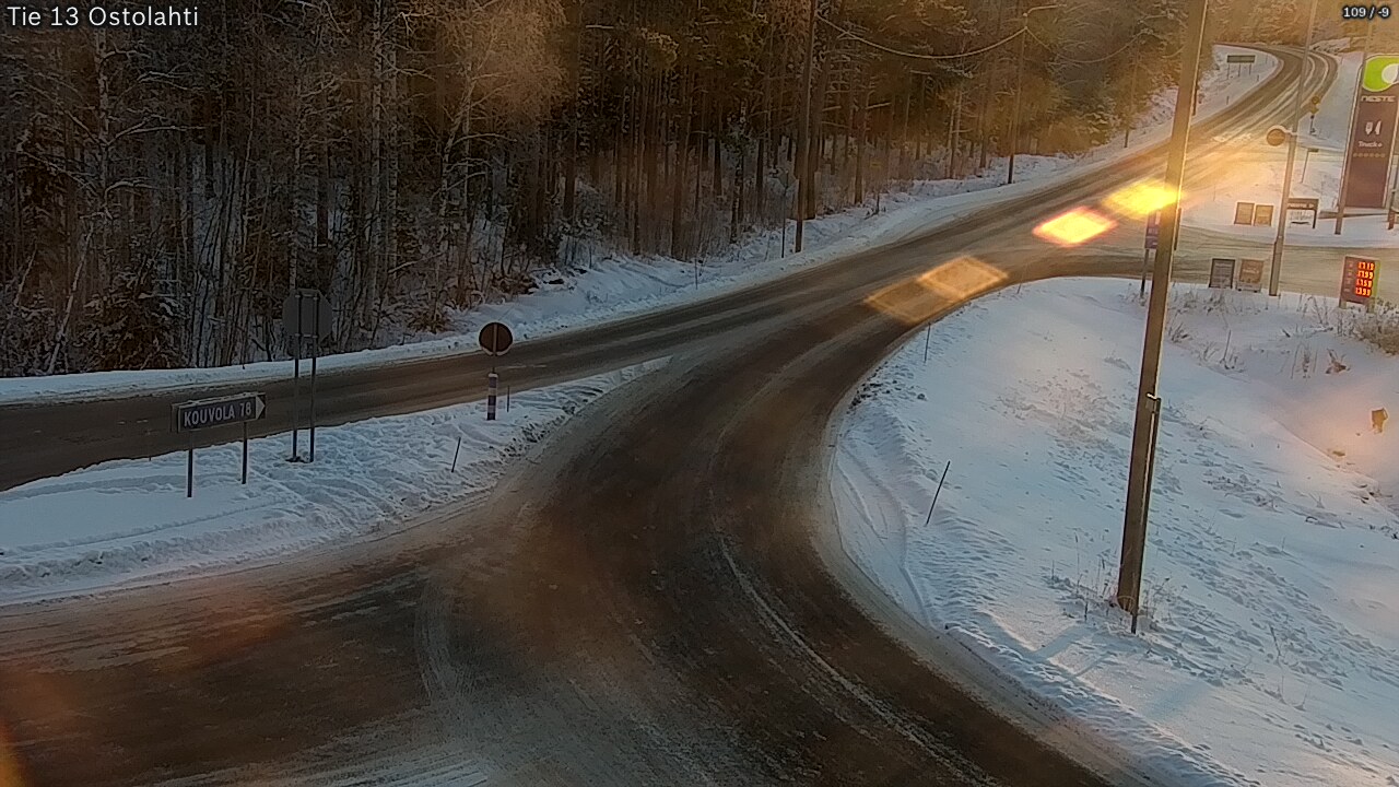 Weather Camera Image Väg 14 Ostolahti, Mikkeli, Etelä-Savo