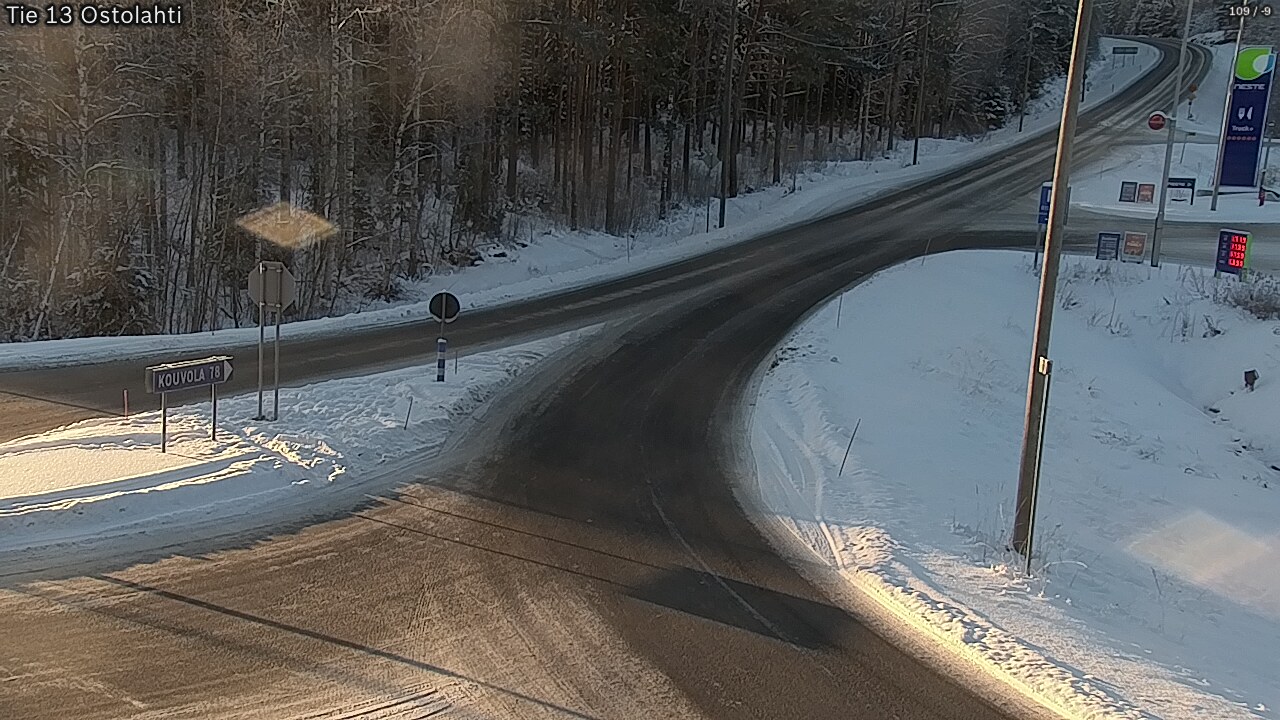 Weather Camera Image Väg 14 Ostolahti, Mikkeli, Etelä-Savo