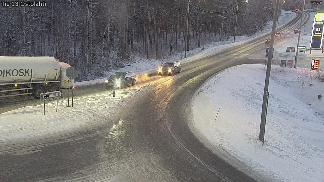 Weather Camera Image Väg 14 Ostolahti, Mikkeli, Etelä-Savo