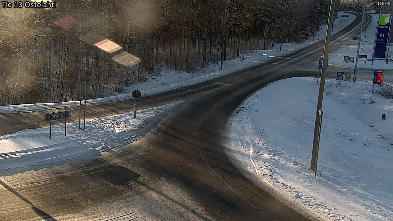 Weather Camera Image Väg 14 Ostolahti, Mikkeli, Etelä-Savo