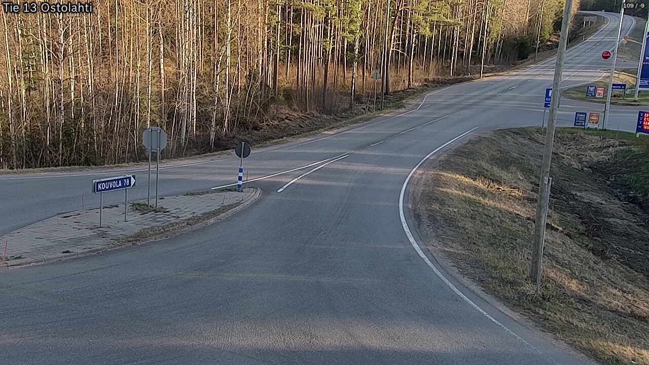 Weather Camera Image Road 13 Ostolahti, Mikkeli, Etelä-Savo