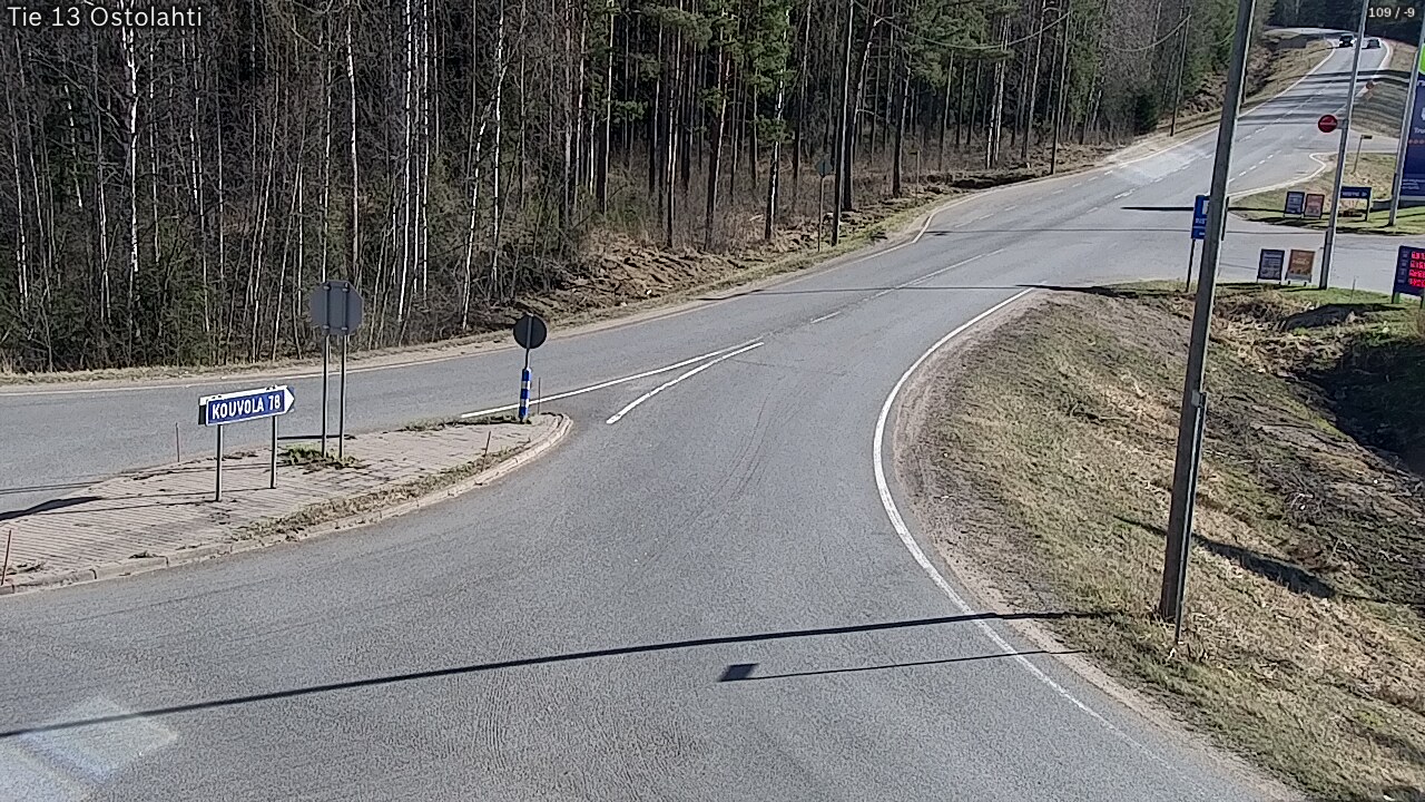 Weather Camera Image Road 13 Ostolahti, Mikkeli, Etelä-Savo