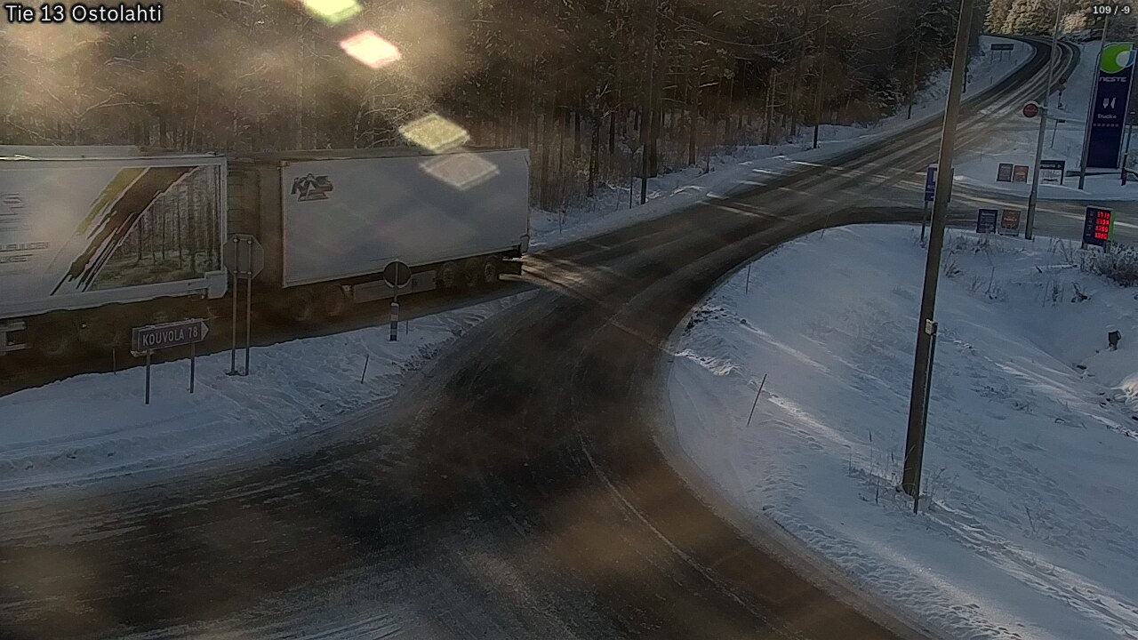 Weather Camera Image Väg 14 Ostolahti, Mikkeli, Etelä-Savo