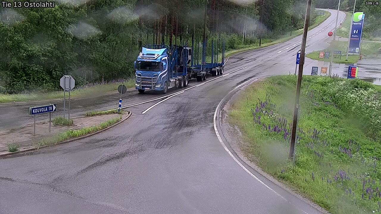 Weather Camera Image Väg 14 Ostolahti, Mikkeli, Etelä-Savo