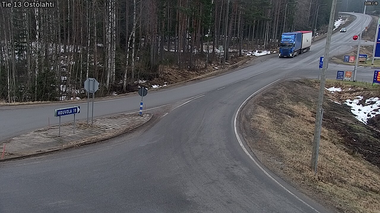 Weather Camera Image Road 13 Ostolahti, Mikkeli, Etelä-Savo