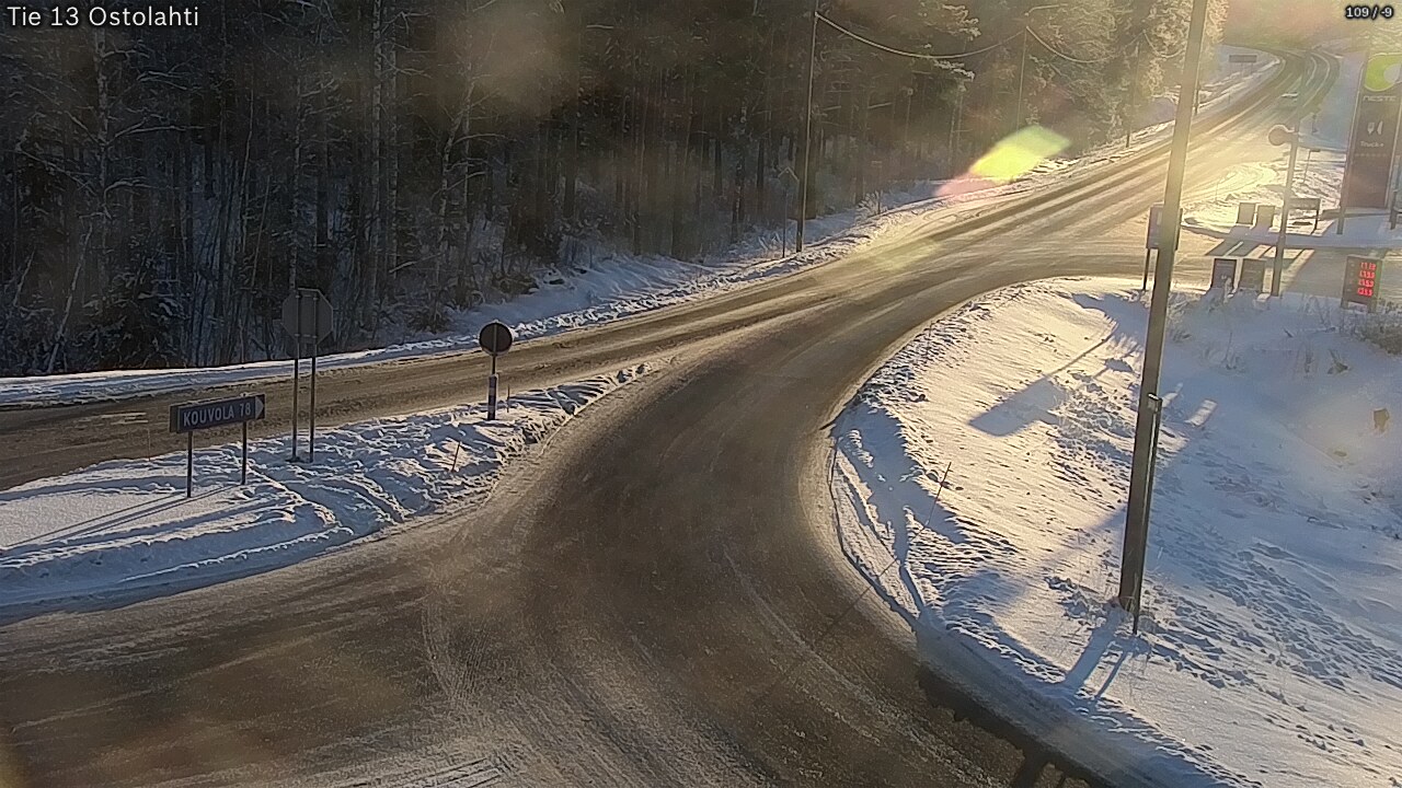 Weather Camera Image Väg 14 Ostolahti, Mikkeli, Etelä-Savo