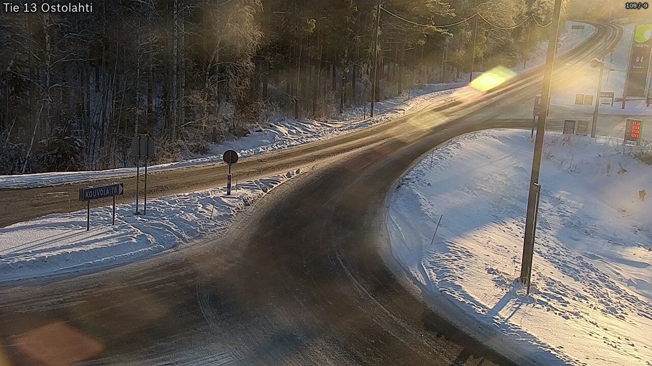 Weather Camera Image Väg 14 Ostolahti, Mikkeli, Etelä-Savo