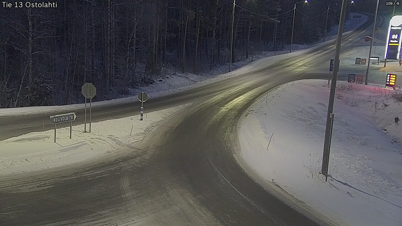 Weather Camera Image Väg 14 Ostolahti, Mikkeli, Etelä-Savo