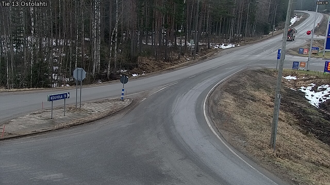 Weather Camera Image Väg 14 Ostolahti, Mikkeli, Etelä-Savo