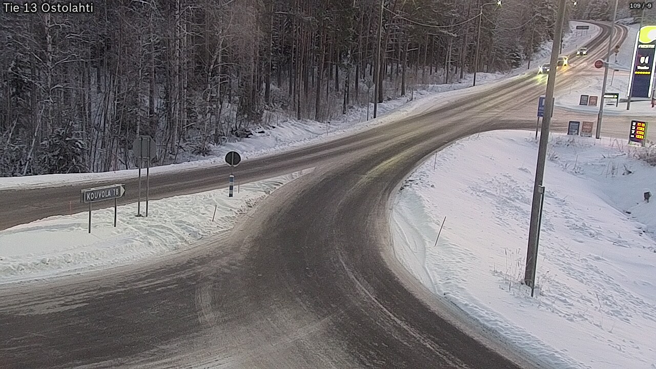 Weather Camera Image Väg 14 Ostolahti, Mikkeli, Etelä-Savo