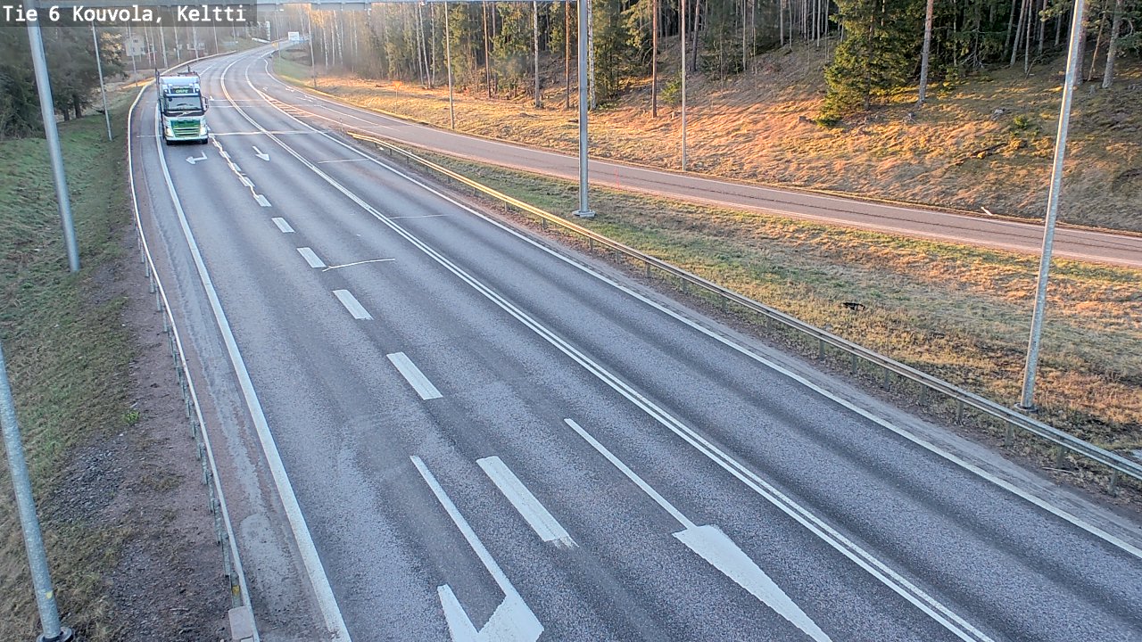 Kelikamerat Kuva Tie 6 Kouvola, Keltti, Kouvola, Kymenlaakso