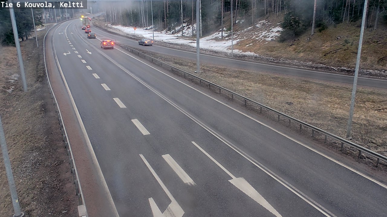 Weather Camera Image Road 6 Kouvola, Keltti, Kouvola, Kymenlaakso