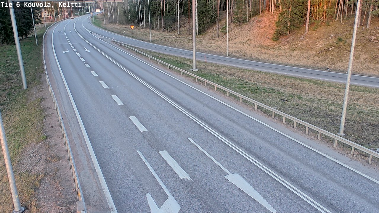 Kelikamerat Kuva Tie 6 Kouvola, Keltti, Kouvola, Kymenlaakso