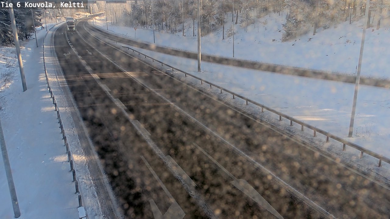 Weather Camera Image Road 6 Kouvola, Keltti, Kouvola, Kymenlaakso