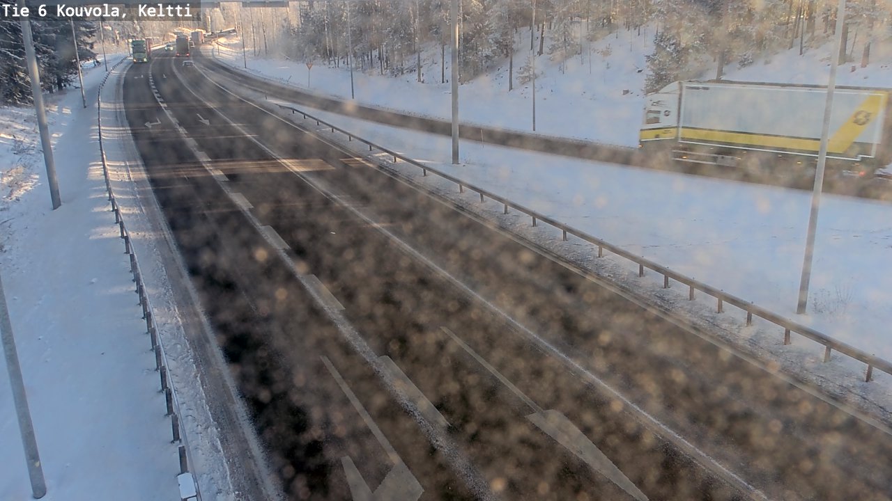 Weather Camera Image Road 6 Kouvola, Keltti, Kouvola, Kymenlaakso